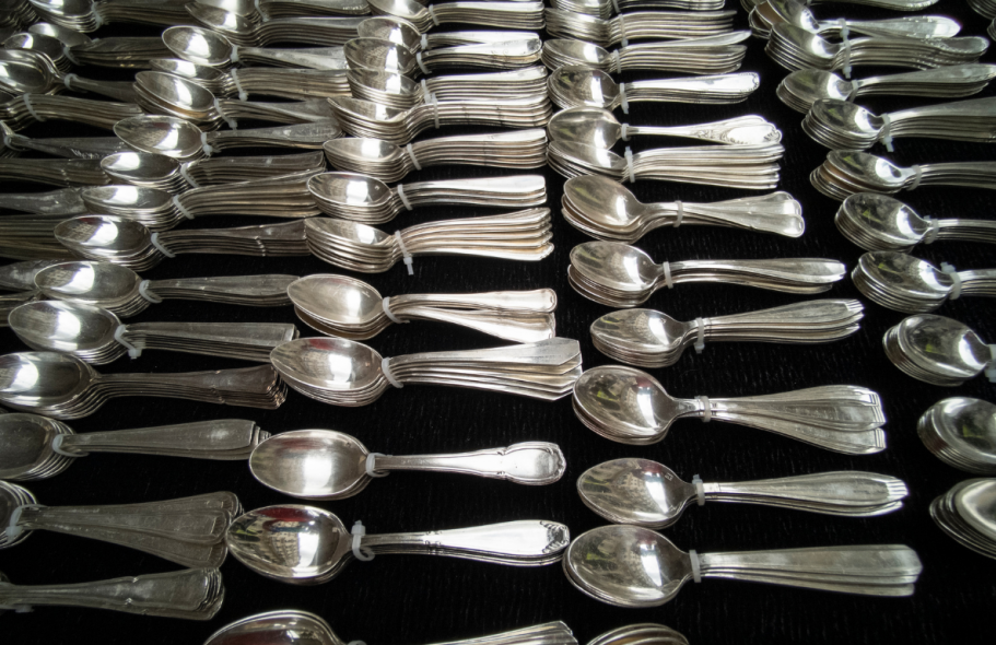 Silberbesteck, Silberservices und einzelne Silberteile in Denia, Costa Blanca